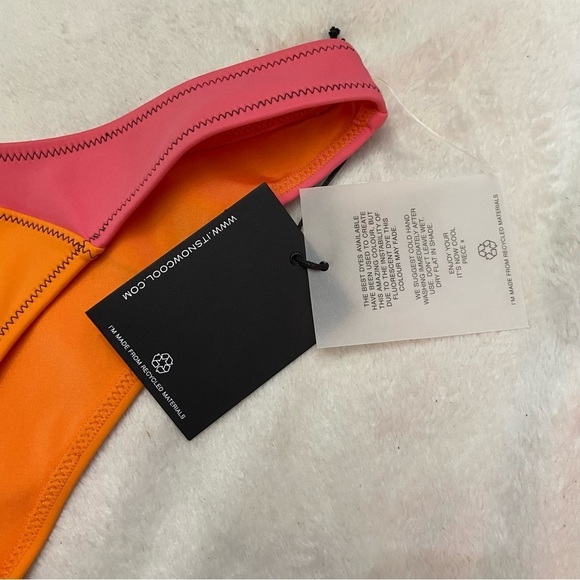 New! Free People Bikini Bottom in Saint Tropez Tangerin 28629 - Picture 7 of 10